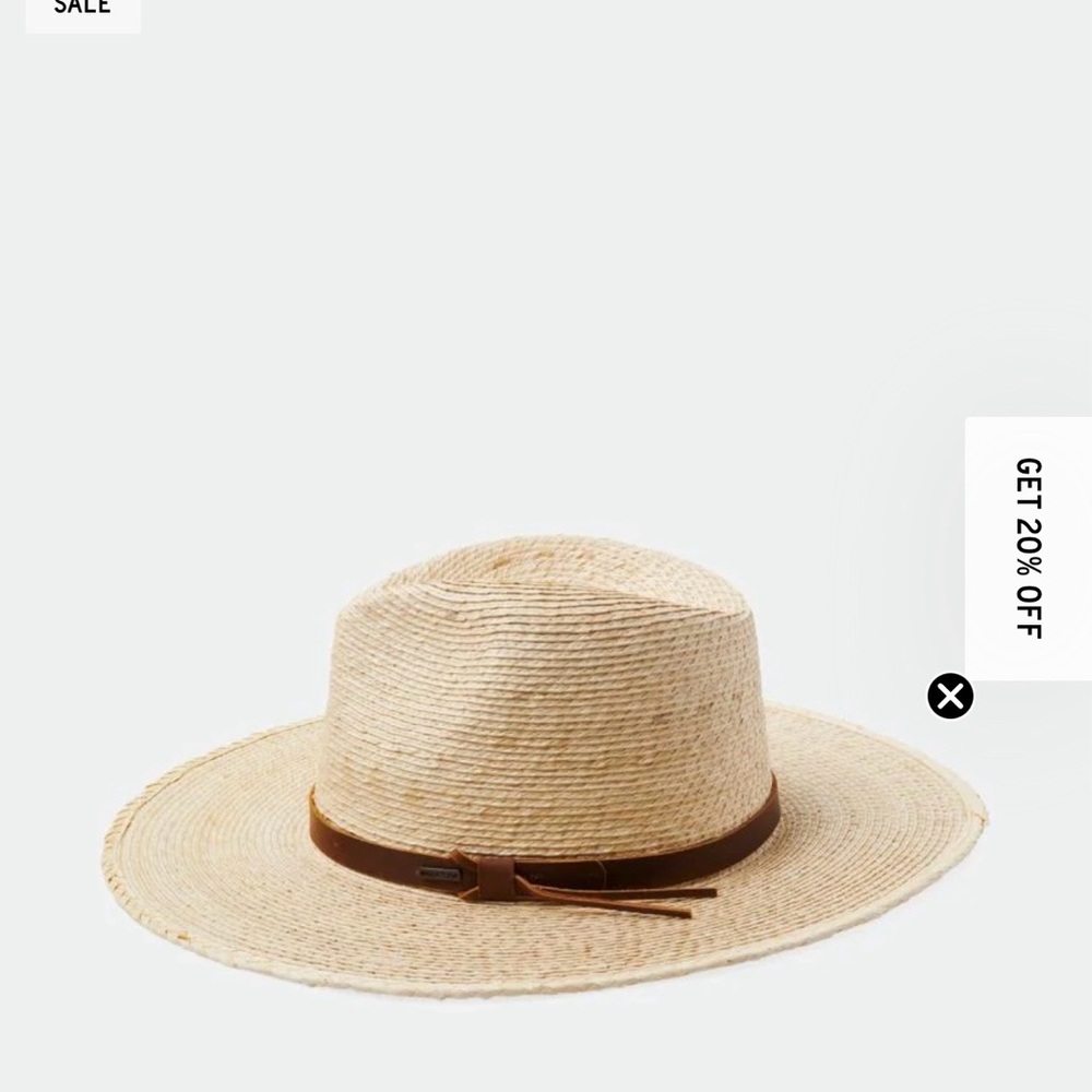 Brixton Field Proper Straw Hat (Size Large) - Picture 4 of 4